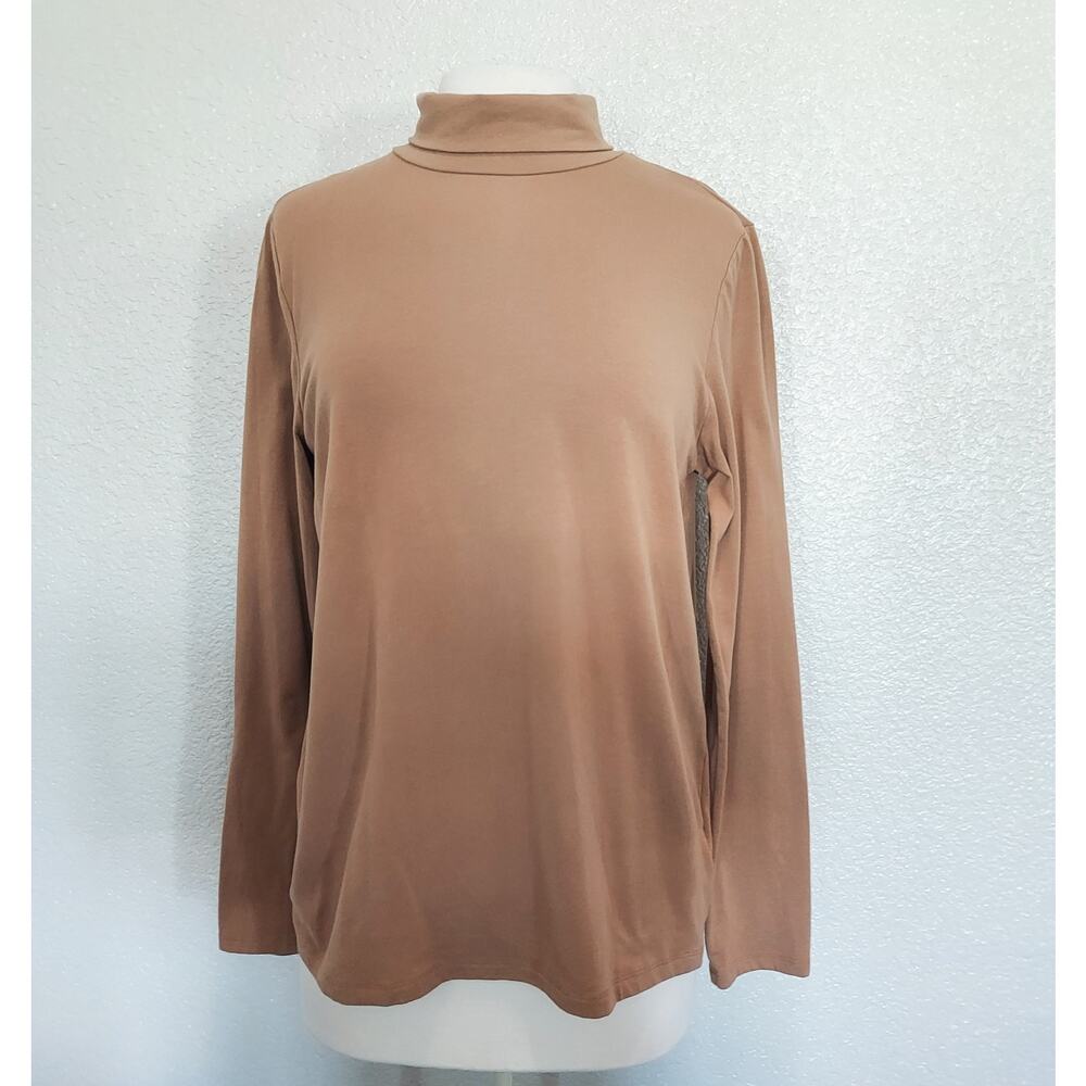 Gap Tan Long Sleeve Turtleneck Size Large